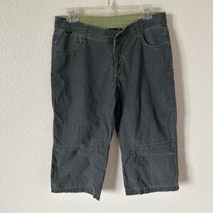 KUHL Gray Capris Cargo Utility Hiking, Camping, Climbing, Outdoor, Gorpcore,Pant